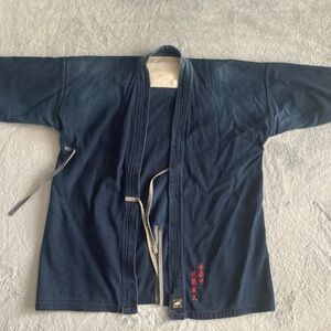 Distressed Denim Kimono